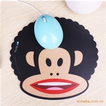 厂家直销鼠标垫可爱大嘴猴鼠标垫经典猴鼠标垫6款可选