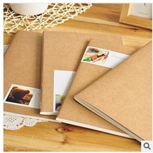 韩国文具A5童真年代牛皮纸封面车线本笔记本日记本子