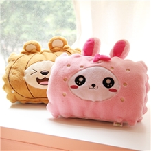 苹果兔usb毛绒双插手暖手宝南瓜熊抱枕正品电暖宝热宝暖手套