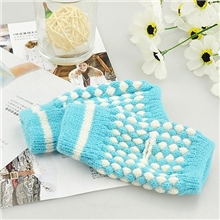 冬季保暖成人半指手套露指触屏手套菠萝针织电脑打字手套