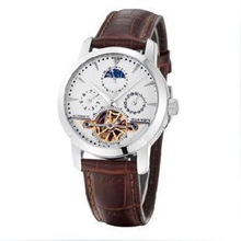 新款包邮冠琴正品全自动机械陀飞轮手表商务男表防水防划