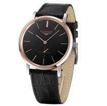 瑞士冠琴首发自动机械表男士皮带手表超薄商务休闲防水男表