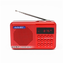 批发正品爱歌戴乐DL-12点歌晨练可插TF/USB/超长播放