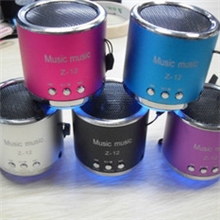 Z12便携式小音箱插卡迷你小音响手机插耳机收音机MP3播放器低音