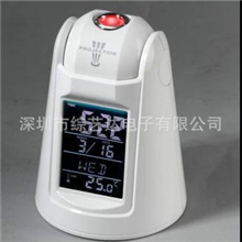 综艺达专业生产供应809声控背光语音报时投影钟投影钟