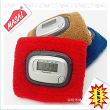 供应护腕计步器运动计步器多功能护腕计步器带时间秒表计步器