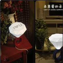 蟲不知浪漫钻戒灯创意礼品男友送女友女生情侣礼物USB小夜灯