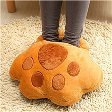 批发伊品堂USB暖脚宝猫猫脚丫暖脚宝冬季保暖支持混批黄色