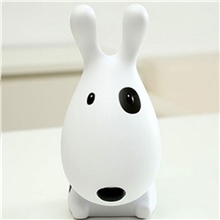 小额批发充电台灯爱心犬充电台灯护眼小夜灯创意led灯白色