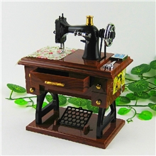 特价仿真缝纫机八音盒教师节礼物复古缝纫机音乐盒母亲节送妈妈