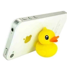 直销创意办公礼品小黃鴨子手机吸盤支架黄鸭子DUCK手机座holder