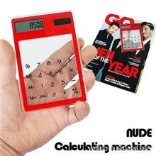 windows正品多功能计算器透明计算机/太阳能触摸屏透明计算器