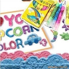 B0181【特价促销】韩国神奇爆米花笔涂鸦笔画笔6色韩彩文具