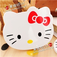 HELLOKITTY化妆镜袖珍化妆镜迷你镜配梳子（小号）