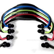 时尚头戴式运动MP3/无线插卡耳机MP3播放器/跑步MP3/挂耳式MP3