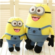 厂家直销：卑鄙的我毛绒公仔神偷奶爸23D眼小黄豆娃娃