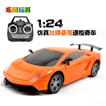 仿真兰博基尼1：24电动遥控赛车玩具遥控跑车遥控赛车玩具批发