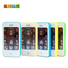 儿童早教仿真苹果iphone4触屏语音玩具手机汤姆猫玩具手机批发