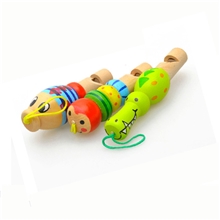 木制儿童玩具动物小口哨木制小哨子