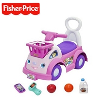 fisherprice玩具费雪正品发声购物踏行车童车带音乐购物车