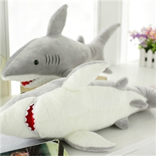 毛绒玩具批发鲨鱼公仔海洋动物玩具鲨鱼抱枕生日礼物