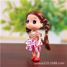 【伙拼】包邮12CM金丝条迷糊娃娃批发卡通花束包装材料洋娃娃