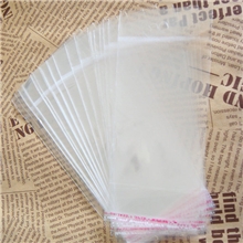 8厘米小丑娃娃专用包装袋OPP透明塑料袋子带挂孔防尘防水袋子