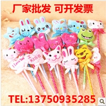 韩版可爱卡通毛绒动物圆珠笔毛绒圆珠笔公司企业活动礼品赠品