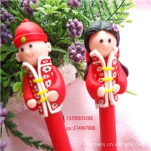 办公文教用品文具批发软陶笔中性笔水笔签字笔可加LOGO软陶中性笔