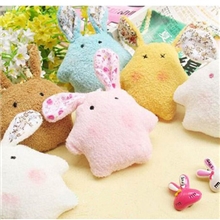 韩国兔子碎花不手机链珍珠兔手机挂件婚庆活动小礼品