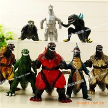哥斯拉恐龙公仔恐龙宝贝玩偶一套八款商务送礼促销礼品