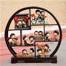 正版革命爱情小兵情侣结婚礼品创意新婚摆件工艺品家居一件代发