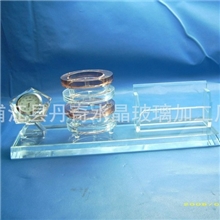 厂家直销水晶工艺品、水晶三件套、水晶笔筒