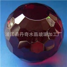 专业生产:水晶球地球仪足球刻面球