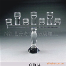 厂家直销水晶烛台k9水晶工艺品用品