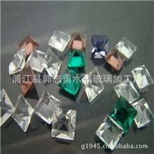 厂家8mm平底方钻尖底异型水钻水晶宝石方形手机美容贴钻DIY