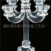 【厂家直销】批发供应水晶烛台水晶工艺品