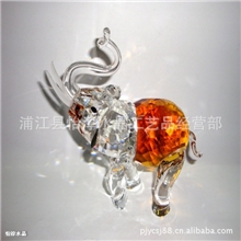【特别推荐】做工精美水晶小动物水晶摆件水晶工艺品水晶大象