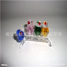 【直销】仿生动物水晶工艺品水晶鸟水晶动物水晶小摆件