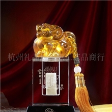 财运亨通印章貔貅印章琉璃印章商务礼品开业庆典礼品