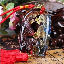 【琉璃厂家】正品汽车内饰琉璃龙凤呈祥琉璃工艺品商务礼品批发