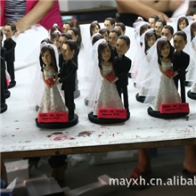 树脂公仔-人物模型-结婚公仔-树脂礼品树脂工艺品婚庆卡通公仔