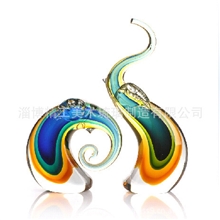 供应琉璃工艺品/纯手工/动物摆件琉璃厂异形摆件/琉璃厂家