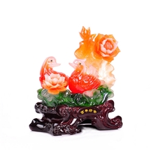 百年好合树脂工艺品摆件喜庆礼品结婚礼物新房摆件