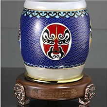 ［厂家直供］批发订制景泰蓝玉石笔筒国粹笔筒景泰蓝工艺礼品