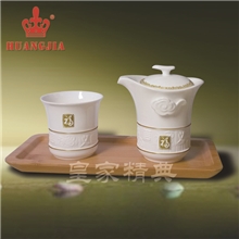 新品上市陶瓷工艺商务会议礼品收藏纪念【诗礼华章茶具两件套】