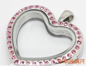 厂家供应透明心形玻璃片