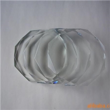 批发供应玻璃工艺品八角底座