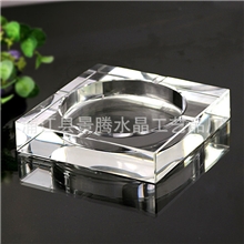 精品水晶烟灰缸批发厂家直供水晶烟灰缸烟缸大号k9水晶创意礼品