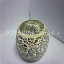 供应电镀镜面烛台马赛克马赛克玻璃工艺品质优价廉